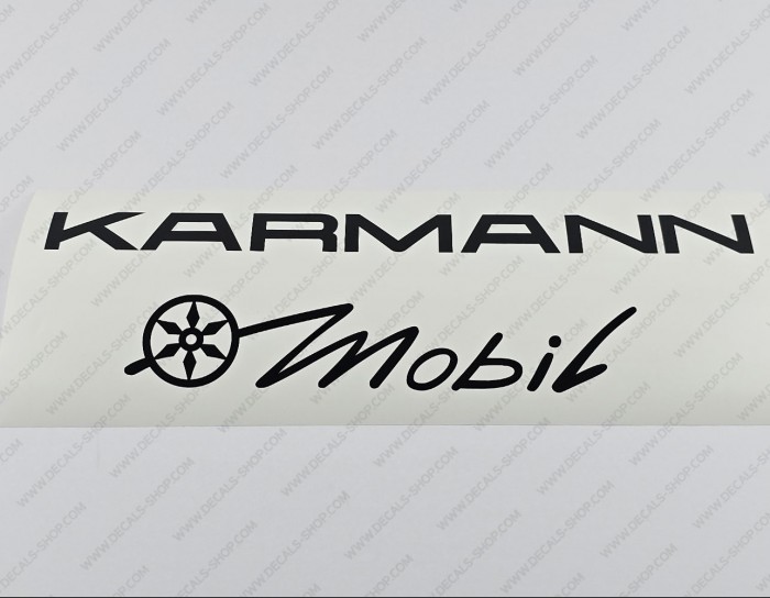 Karmann Mobil 40cm Camper Caravan Decal Sticker